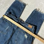 Judy Blue  Boyfriend Fit Distressed Ripped Raw Hem Jeans Womens Size 11 30 Photo 2