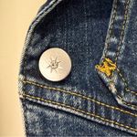 See By Chloe  Cropped Denim Jean Jacket Size 6 Rhinestone Buttons Chic Classic Photo 5