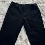 Ann Taylor  black straight leg mid rise pants, size 10 office business casual Photo 3