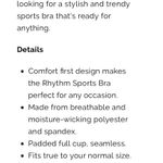 Moonwake Yoga Co New Strappy Rhythm Sports Bra Photo 6