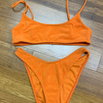 L.A.‎ Hearts PacSun Orange Terry Bikini Set Womens Size XS Swimsuit Beach Summer Photo 0