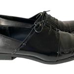 Maiyet Black Gold Oxford Leather Shoes 39 1/2 or size 9 Photo 8
