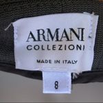 Armani Collezioni Gray Wool Blend High Waist Dress Pants Photo 6