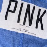 PINK - Victoria's Secret Victoria’s Secret pink Blue Long Sleeve Sweatshirt Crewneck Crew sweater Photo 2