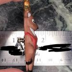 Glitter Christmas Reindeer pin Gold Photo 4