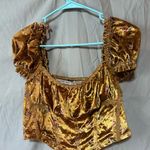 Free People  floral puff sleeve top Photo 1