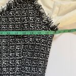 Anthropologie Mare Mare x Black and White Tweed Blouse Size Small Photo 3