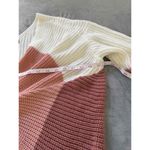 Almost Famous Blush Colorblock Twist Front Knit Sweater 1X cropped monochrome Photo 5