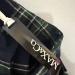 NWT Max & Co Tartan Check Wool Kilt Skirt with Buckle Straps Size 6 Green Photo 6