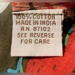 Embroidered Multicolored Floral Tunic‎ Top Shirt Small Boho Chic Green Photo 4