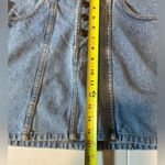 Jordache Junior's Vintage 100% Cotton Mid Wash Blue Denim Mini Skirt Sz 13 14 Photo 2
