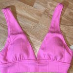 Aerie Small   Women’s Rib Pink  Bikini Top BNWTS $34.95 Photo 0