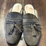 Sam Edelman Green Suede Woman’s Tassel Loafers Size 5.5 GUC Photo 0