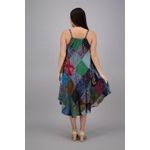 Ananta patchwork Bohemian Patchwork Long Umbrella Dress PAT Photo 1