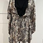 Bebe  asymmetrical cotton silk‎ cover up . Size M Photo 0