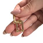 GOLD PLATED CHAIN LINK EARRINGS‎ (NEW) Photo 2