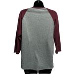 Boys Scout Of America‎ Gray/Burgundy 3/4 Sleeve Reglan Tee Size M Women's Gray Size M Photo 3