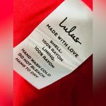 Lulus Lulu’s Grecian Getaway Red and White Print Mini Dress size large Photo 11