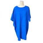 Eli & Barry Linen Dress Size‎ 3 Cobalt Blue Oversized Size undefined Photo 1