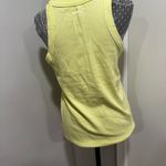 Loft NWOT  Women's XL Sleeveless Striped Pullover Blouse/Tank Top Lime Green. Photo 1