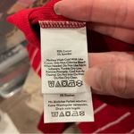 Eddie Bauer Cute cranberry red ribbed turtleneck top stretchy good quality Photo 4