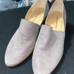 Lucky Brand EUC   MORIAH Gray PEBBLED LEATHER SLIPON LOAFER CLEAN SHOES WO SIZE 9 Photo 12