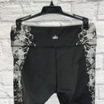 Alo Yoga Alo Womens Full Length Leggings Black Crystal Side Print Geode Athletic Size S Photo 3