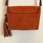 Jen & Co Sloan Vegan Crossbody Faux Suede Envelope Bag Burnt Orange Brown NWT Photo 5
