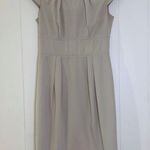 Calvin Klein Beige Cap Sleeve Dress 8 Photo 0
