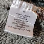 Pink Rose Size Small Grey Gray Flower Floral Soft Sweater Dress Cross V Cut Photo 4