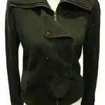 Banana Republic  Black Zip Up Botton Coat 100% Cotton Long Sleeve Photo 0