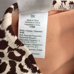 J.Crew Womens Cross Back French Bikini Swim Top Leopard Print Brown 3X Photo 4