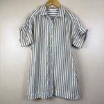 Madewell Women’s Mini Shirtdress Collared Button-Front with Pockets Size M Photo 2