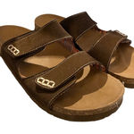Skechers  LuxeFoam Cushion Two Strap Granola Relaxed Fit Brown Sandals Size 8 Photo 0