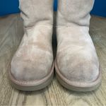 UGG  Classic Mini Twist Ankle Boots Suede Fur Lined Blush Pink Women’s Size 8 Photo 3