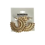 Sonoma‎ Goods For Life Gold Tone Semi Hoop Earrings Fashion Jewelry NEW Photo 1