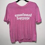 Rebellious One NWT  “Emotional Baggage” tee - large Photo 0