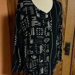 Chico's Vtg 90s Design Op Art Cover up Jacket Photo 6