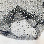 Beach Bunny  Glitzy Girl Mesh Pearl Skirt in Black Small Photo 3