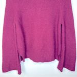 Madewell Maroon Wide Sleeve Pullover Sweater Size S Photo 7