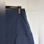 Everlane Woman’s Casual Navy Blue A-Line Short High-Waisted Mini Skirt Size 10 Photo 1