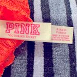 PINK - Victoria's Secret Victoria's Secret PINK Vintage Neon Orange Lace Racerback Bralette Photo 6