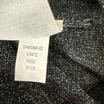 Banana Republic  Maxi Shine Sweater Skirt Size XL Black Lurex Yarn Side Slits Photo 7