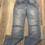 Levi's Women's Levi’s Size 4 Medium Boot Cut Light Blue Distressed Jeans Photo 7