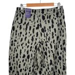 NWT Scoop Seamed Denim Barrel Jeans Wide Leg High Rise Leopard Print Olive SZ 6 Green Photo 9