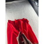 Norah Womens Tops Size M‎ Red Chiffon V Photo 4