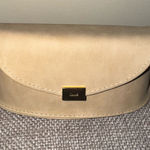 Chloe K Chloe tan suede sunglasses case  Photo 0