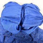 Laurence Kazar New York Womens Beaded Dress 1X Vintage Evening Gown Formal Photo 9