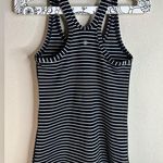 Lululemon Studio Racerback Parallel Stripe Black White Photo 2