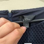 J.Crew NWT  Boatneck Sheath Dress navy size 12 petite office career modest Photo 6